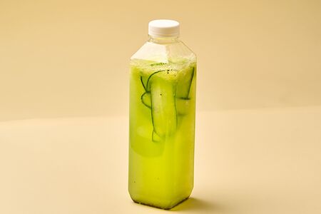 Лимонад киви-яблоко-огурец