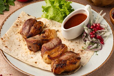 Шашлык из мякоти баранины