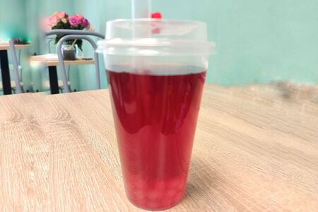  Бабл-ти (лимонад) Дыня с вишневыми джус-боллами