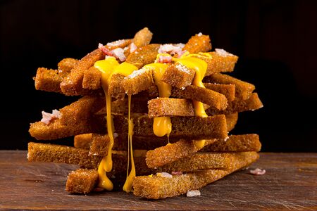 Гренки с сыром