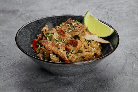 WOK-рис с курицей