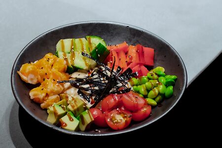 Поке с креветками