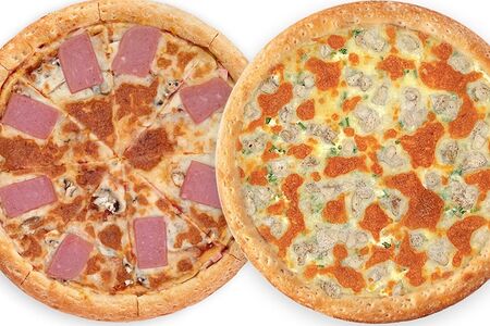 Ветчина грибы и Сочная курочка