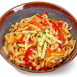 Wok Лапша рисовая с овощами