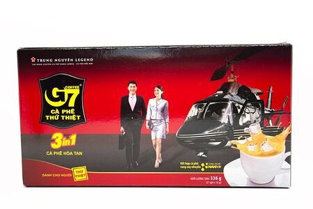 Кофе растворимый Trung Nguyen G7 3 в 1, 21 пакетик