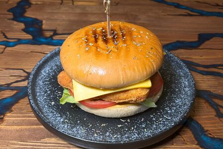 Бургер с курицей                                                                     