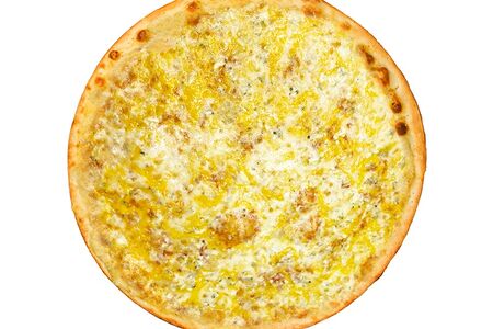 Пицца Четыре сыра со сливочным соусом