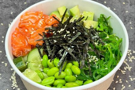 Поке с лососем