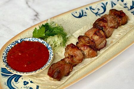 Шашлык из cвинoй шеи