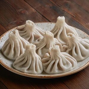 Хинкали со свининой и говядиной 