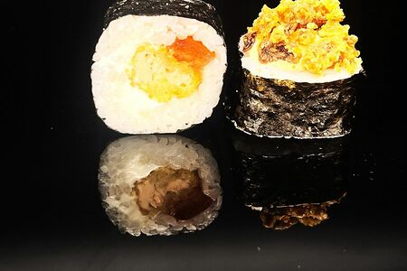 Хрустящий лосось маки