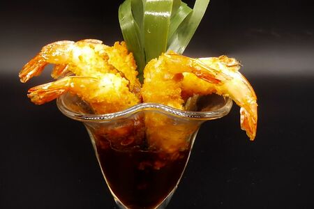 Креветки в панировке