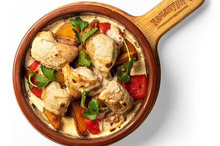 Чкмерули с цыпленком