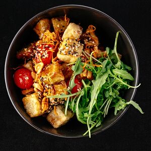 Китайские баклажаны с томатами