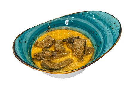 Печень по-строгановски