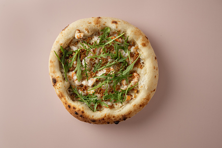 Пицца трюфельная с креветками