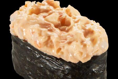 Острый гункан с креветкой