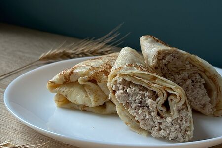 Блинчики с курицей