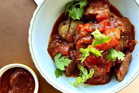 Чашушули с говядиной