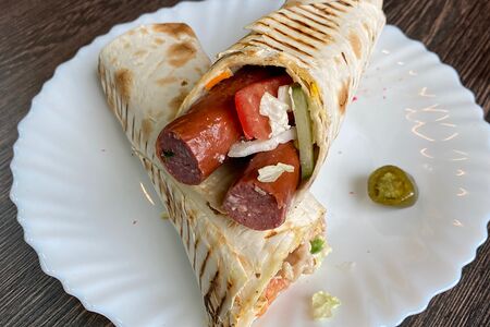 Хот-дог в лаваше