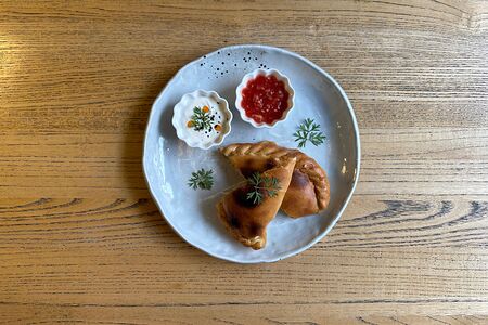 Пирог с семгой и треской