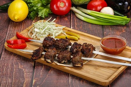 Шашлык из бараньих ребрышек