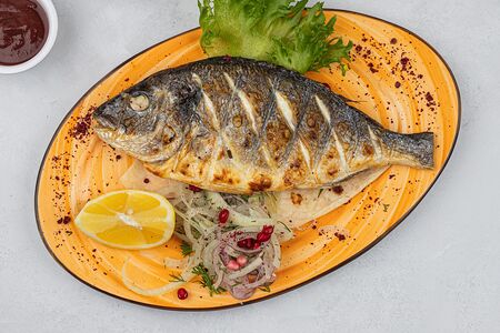 Дорадо жареная