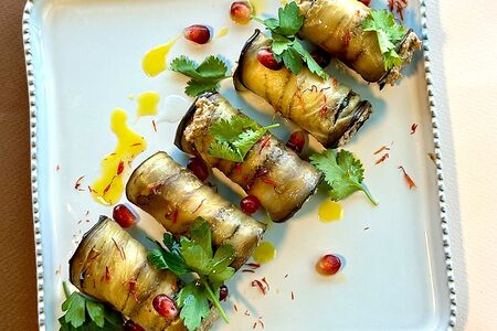 Рулетки из баклажанов