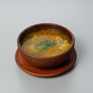 Куриный суп с домашней лапшой