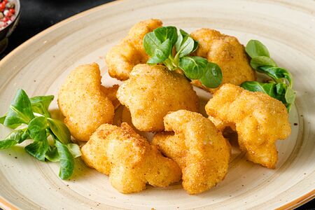 Цветная капуста жареная