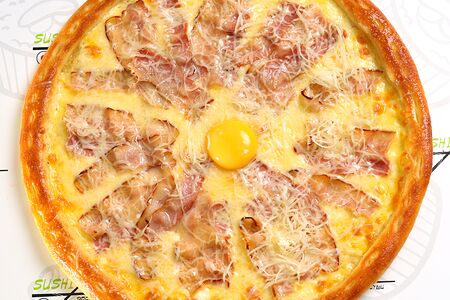 Пицца карбонара