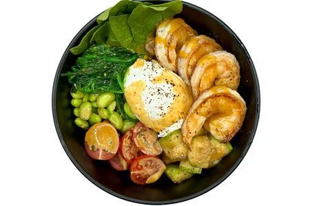 Боул с креветками