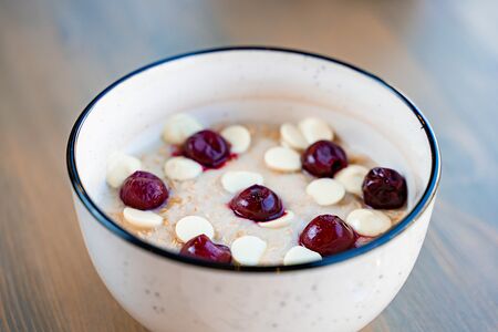 Авторская каша с белым шоколадом