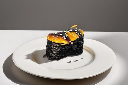 Запечённые суши с крабом