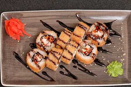 Темпурный ролл с креветкой