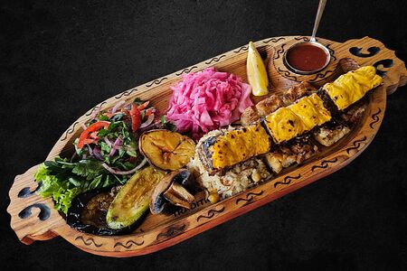 Лайт кебаб с сыром