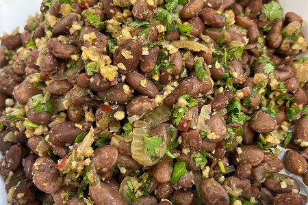 Салат Фасоль по-грузински