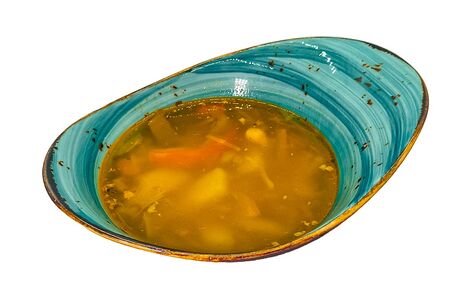 Щи из свежей капусты с курицей