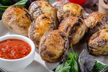 Шашлык из картофеля