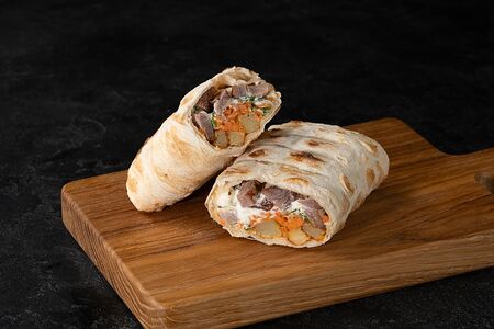 Мини-шаверма со свининой