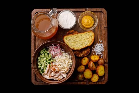 Окрошка на квасе