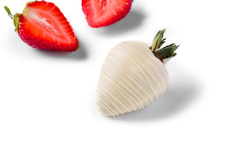 Клубника в белом шоколаде
