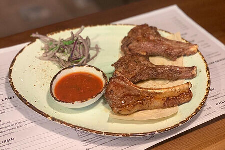 Шашлык из бараньей корейки