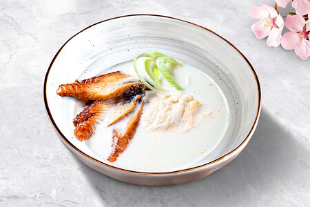 Суп Сливочный с копченым угрем