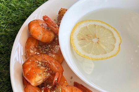 Креветки жареные