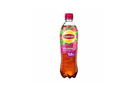 Lipton чай чёрный с малиной 