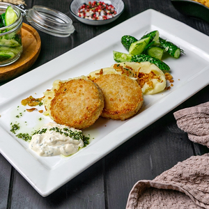 Куриные котлеты с картофельным пюре new д