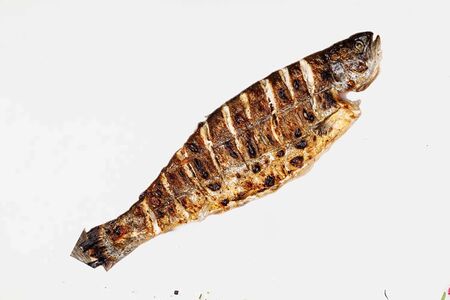 Радужная форель на мангале