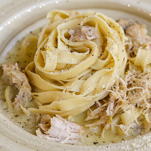 Паста с кроликом