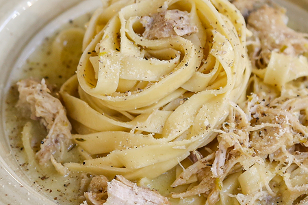 Паста с кроликом